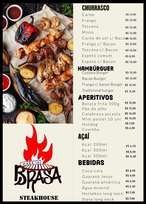 Menu — Brasa.
